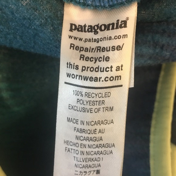 EUC AURORA BOREALIS Synchilla Snap-T PATAGONIA Pullover Small Fleece Gift - Picture 7 of 10